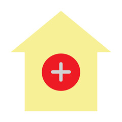 Obraz premium Clinic Vector Flat Icon Design