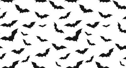 Bat seamless pattern