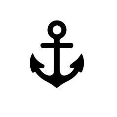anchor on white background