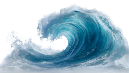 Ocean wave water powerful sea