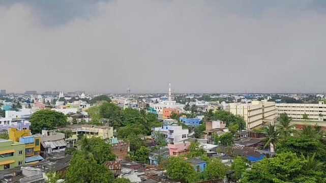 view of the city chennai city