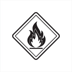 Flame Fire Silhouette Icon Clipart