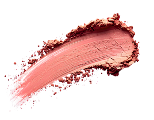 Peach Blush Swatch on Transparent Background