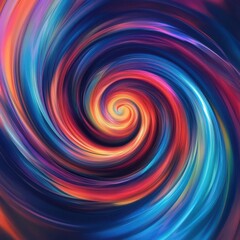 Flickering twists of ripple in swirling dream background