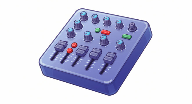 Cartoon audio mixer for sound editing