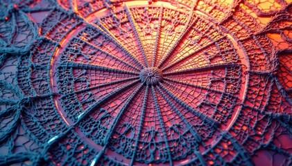 Geometric lace pattern, sharp lines and intersecting shapes creating a complex structure , texture, elegant