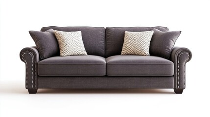 Fototapeta premium Sofa isolated on white
