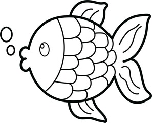 funny fish cartoon
