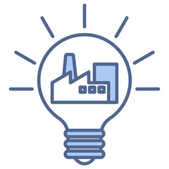 Innovation Blue Icon