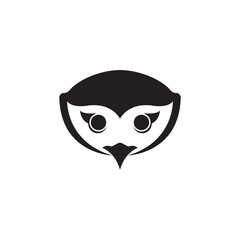 owl logo and vector template