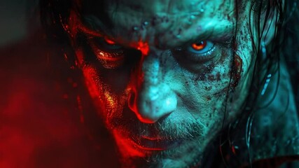 from the close of the spooky Halloween vampire