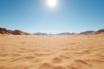 Fototapeta premium Desert landscape panorama