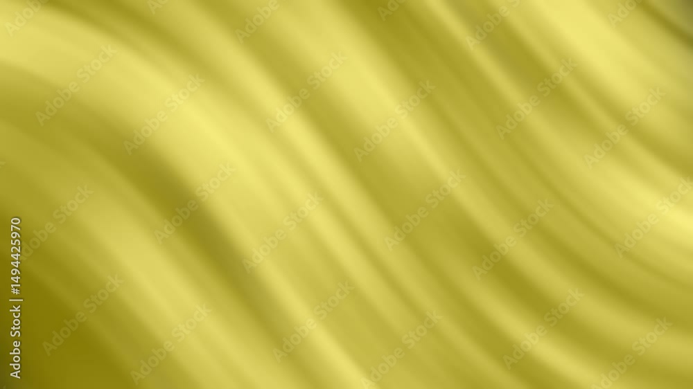 Poster Smooth golden yellow abstract background with soft flowing diagonal lines and blurred gradient effect, Abstract texture Gradient motion Background animation.