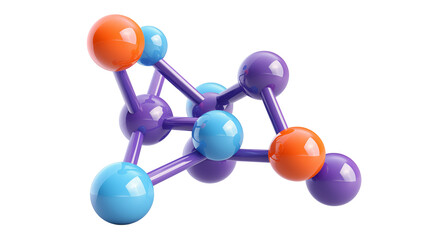 Obraz premium 3d model of molecule