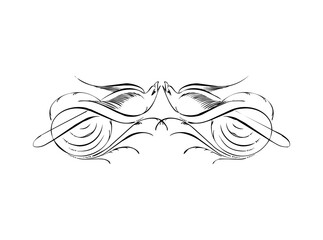 Obraz premium Download Two Birds Logo & Icon SVG – Elegant Pair of Birds Vector Design for Branding, Nature, and Love Themes