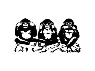 Provides a clean, vector-style monkey icon, craft pictures SVG, suitable for various design applications