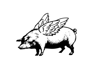 Adorable Cute Pig SVG Clipart – Farm Animal Vector for Cricut & Silhouette | Kawaii Piglet Digital Download