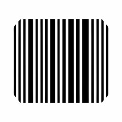 Barcode symbol icon on white background.