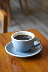 Hot Americano, captured on May 20, 2025. A smooth and bold espresso-based coffee with hot water, offering a clean, rich flavor and deep aroma