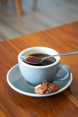 Hot Americano, captured on May 20, 2025. A smooth and bold espresso-based coffee with hot water,...