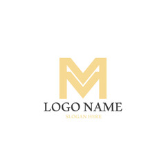 M Letter Logo Template