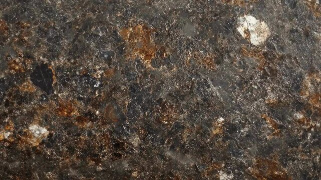 Dark Brown and Black Granite Texture - Seamless Stone Background