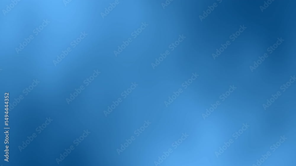 Poster A smooth, blue abstract gradient background with soft blends and no distinct shapes or objects, Abstract texture Gradient motion Background animation.