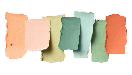 Colorful paper pieces background abstract design