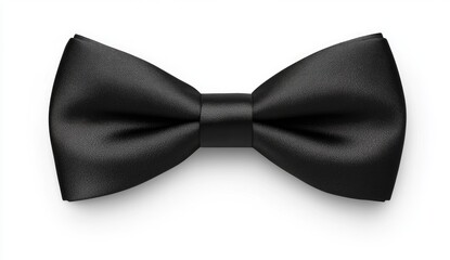 Black bowtie, elegant accessory