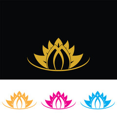 Beauty Vector lotus icon