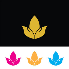 Beauty Vector lotus icon