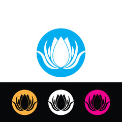 Beauty Vector lotus icon