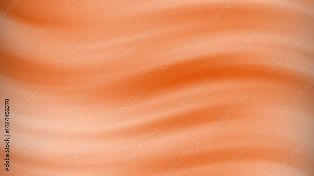 Poster soft orange abstract waves create a smooth, flowing gradient background with a warm and calming feel