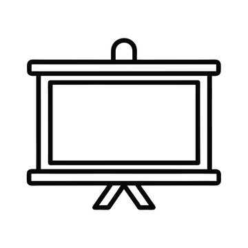 Scene Board Icon Vector Isolated on White