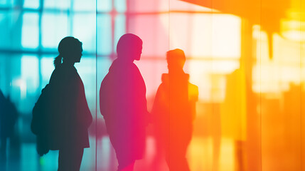 Business Collaboration and Teamwork in Modern Office Setting