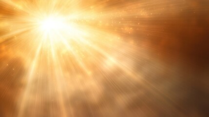 Radiant light bursting forth symbolizing hope and spirituality with a warm gold tone