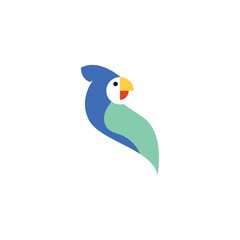 parrot logo and vector template