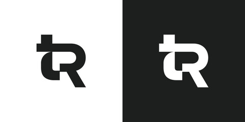 Letter TR Logo Design