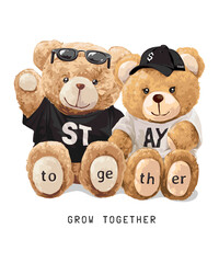 teddy bears with heart