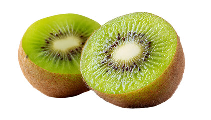 Fototapeta premium Cut kiwi halves fruit food still life