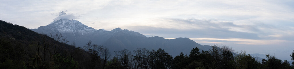 panoramic view of the Mardi Himal