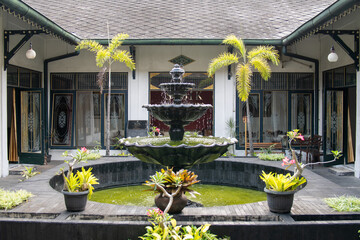 Serene Courtyard Fountain