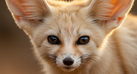 Adorable Fennec Fox Close-Up