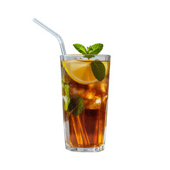 Fototapeta premium Refreshing Glass of Iced Tea or Long Island Iced Tea