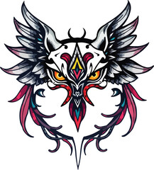 heraldic lion head Tattoo