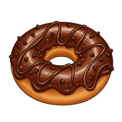 chocolate donut 
