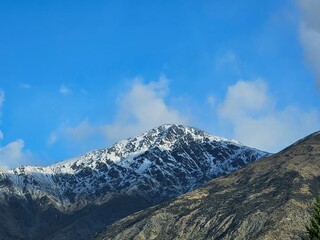 Snow On Mountain Top