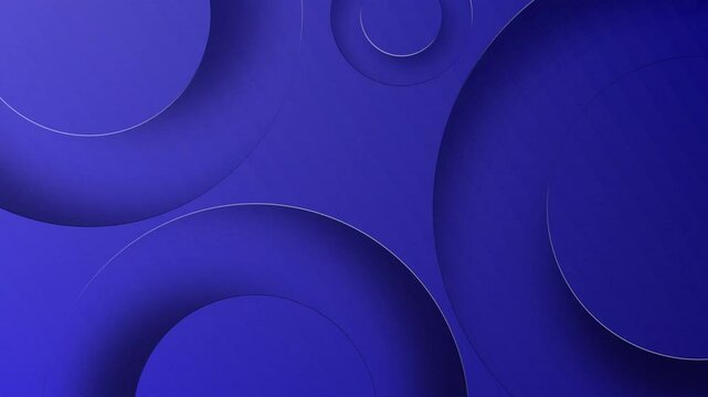 blue circle abstract background with white light for business or wallpaper