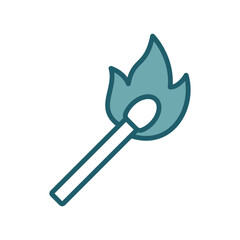 matches stick icon vector design template simple and clean
