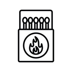 matches stick icon vector design template simple and clean